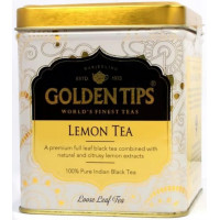 Чай индийский черный с лимоном / Lemon Flavoured Loose Leaf Black Tea Tin Can цельно листовой, в банке, 100 гр