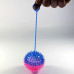 Игрушка-антистресс мяч на резинке с пищалкой и подсветкой, 75 мм