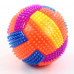 Игрушка-антистресс волейбольный мяч с пищалкой и подсветкой