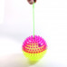 Игрушка-антистресс мяч на резинке с пищалкой и подсветкой, 100 мм