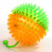 Игрушка-антистресс мяч на резинке с пищалкой и подсветкой, 100 мм
